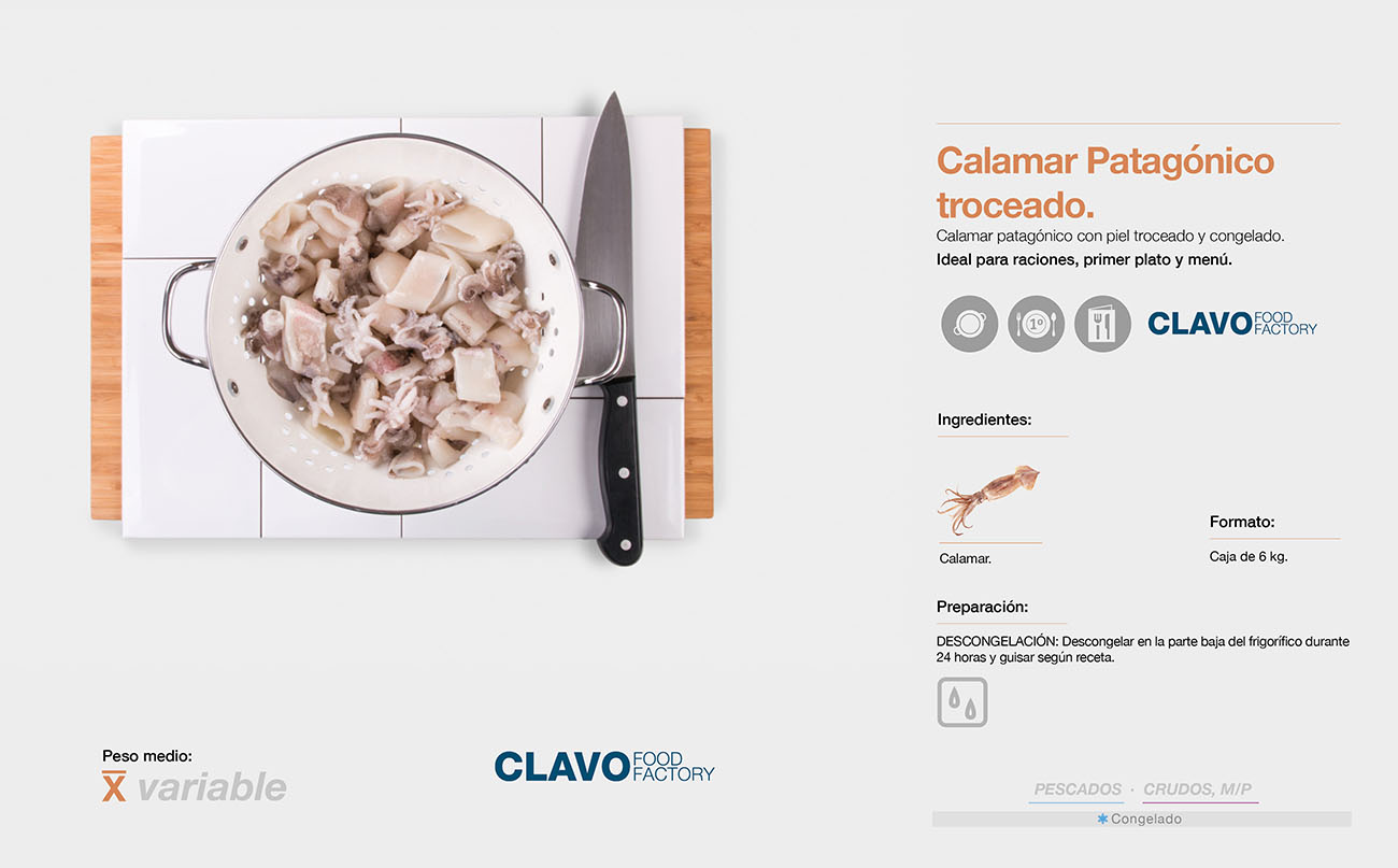 Catálogo de Productos CLAVO FOOD FACTORY FABRICANTES DE PRODUCTOS PARA HOSTELERÍA Catálogo de Productos CLAVO FOOD FACTORY FABRICANTES DE PRODUCTOS PARA HOSTELERÍA